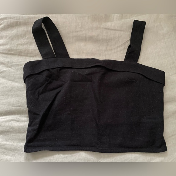 NWT Abercrombie Black Linen Tank+Skort Set - Picture 5 of 7